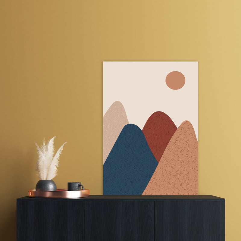 Mountain Sun Art Print by Essentially Nomadic A1 Black Frame