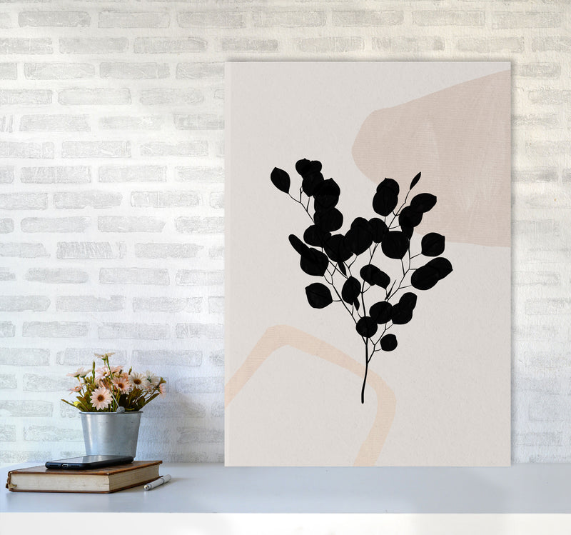 Abstract Eucalyptus Leaf Art Print by Essentially Nomadic A1 Black Frame