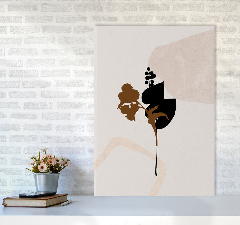 Abstract Leaf 2 Art Print by Essentially Nomadic A1 Black Frame