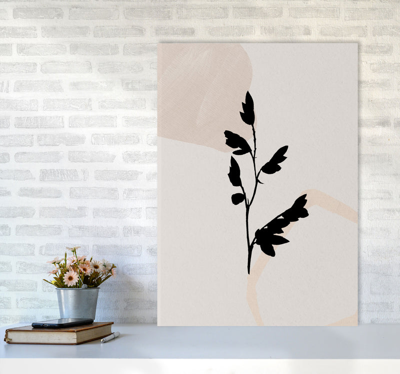 Abstract Leaf 4 Art Print by Essentially Nomadic A1 Black Frame