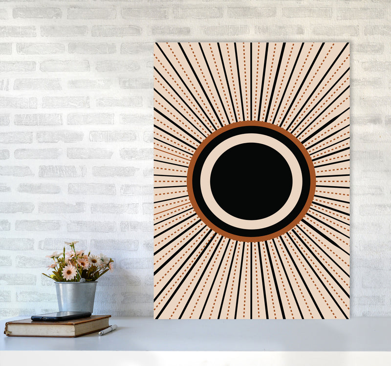 Boho Sun 1 Art Print by Essentially Nomadic A1 Black Frame