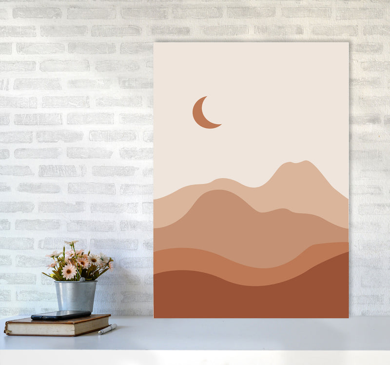 Mountain Landscape Art Print by Essentially Nomadic A1 Black Frame