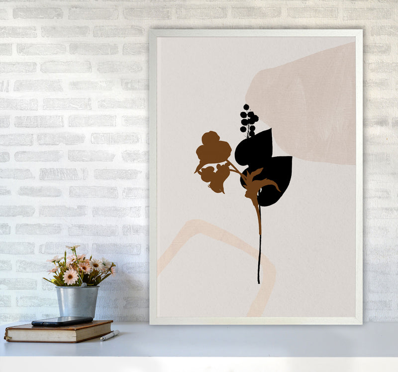 Abstract Leaf 2 Art Print by Essentially Nomadic A1 Oak Frame