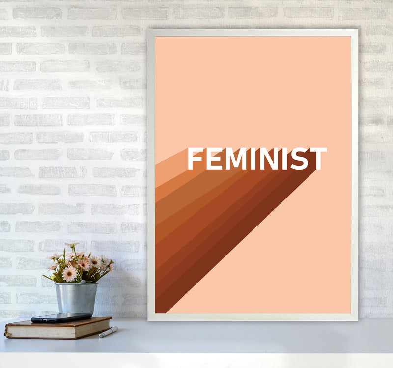 Feminist Art Print by Essentially Nomadic A1 Oak Frame