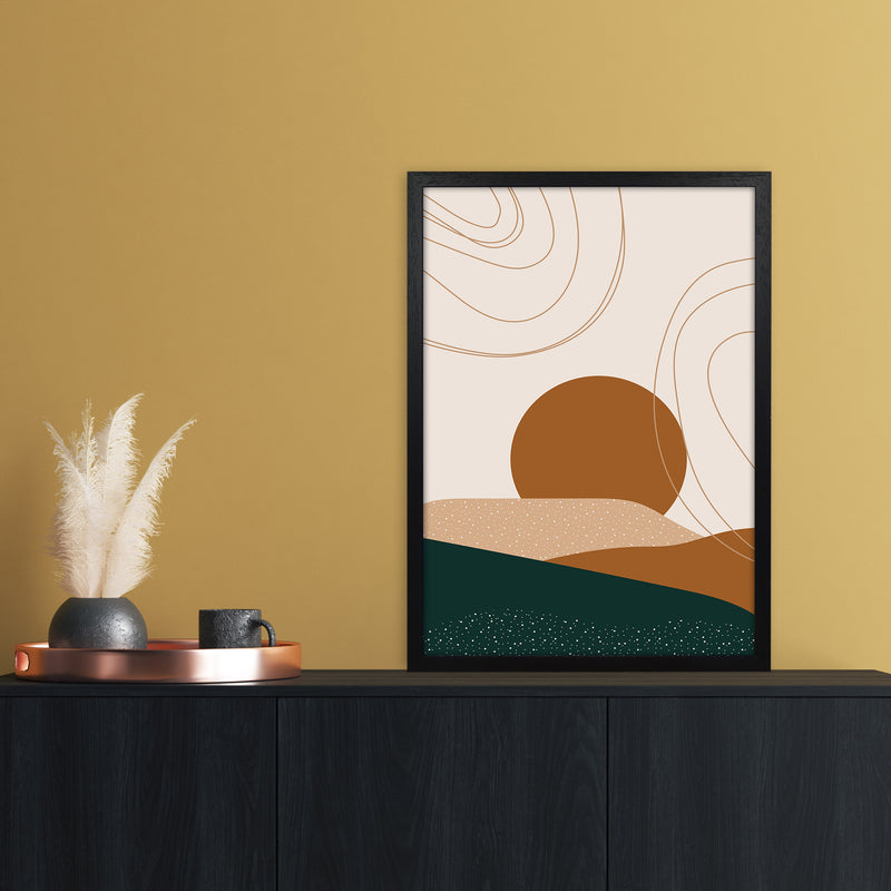Abstract Landscape 2x3 Ratio Art Print by Essentially Nomadic A2 White Frame