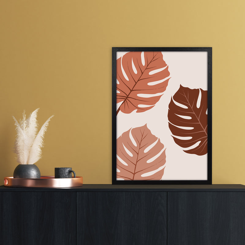 Monstera Leaf 01 Art Print by Essentially Nomadic A2 White Frame