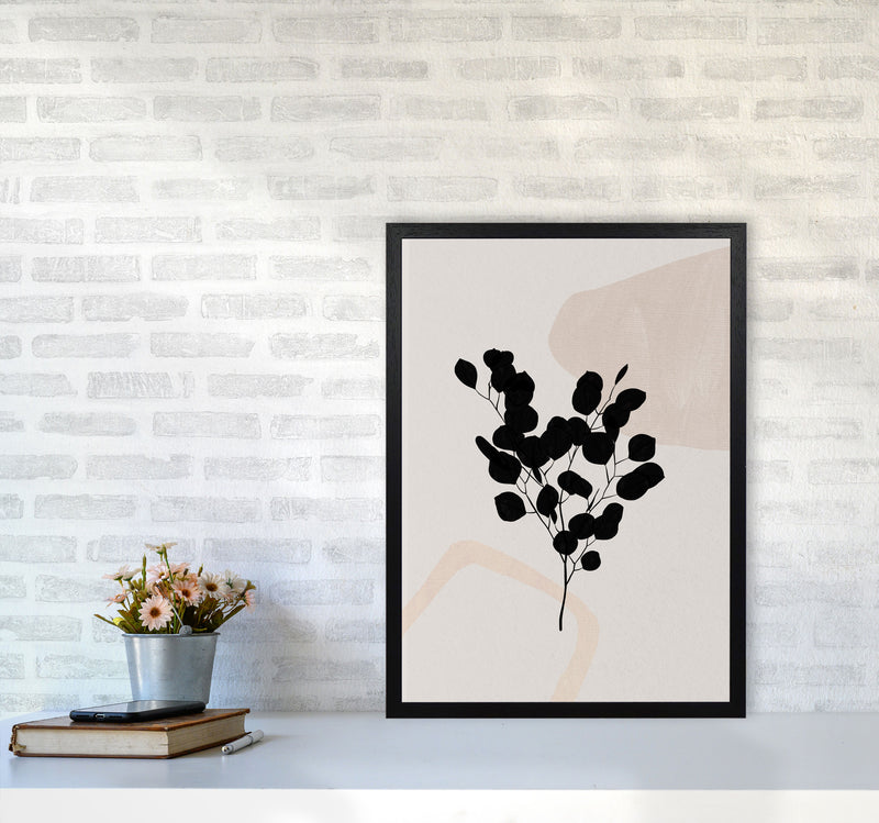 Abstract Eucalyptus Leaf Art Print by Essentially Nomadic A2 White Frame