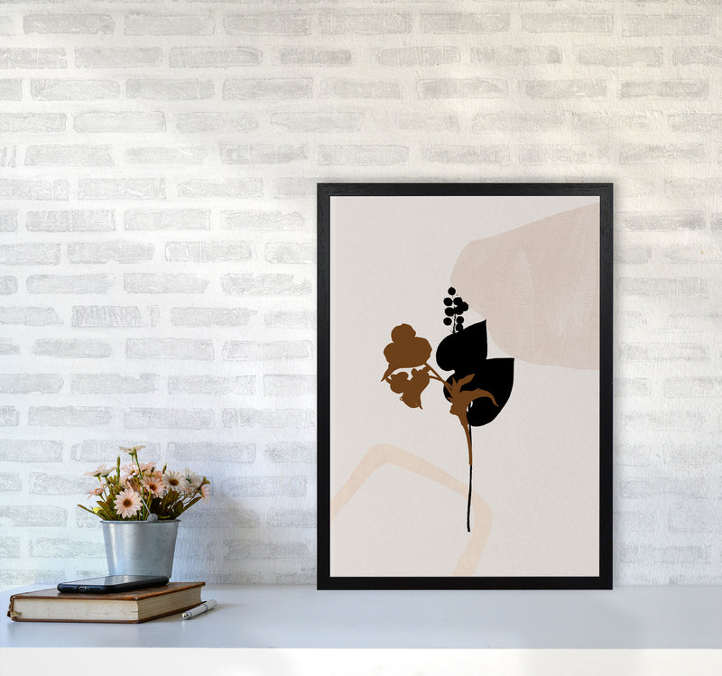 Abstract Leaf 2 Art Print by Essentially Nomadic A2 White Frame