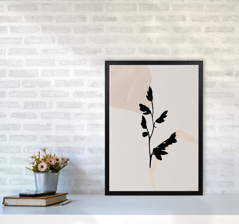Abstract Leaf 4 Art Print by Essentially Nomadic A2 White Frame