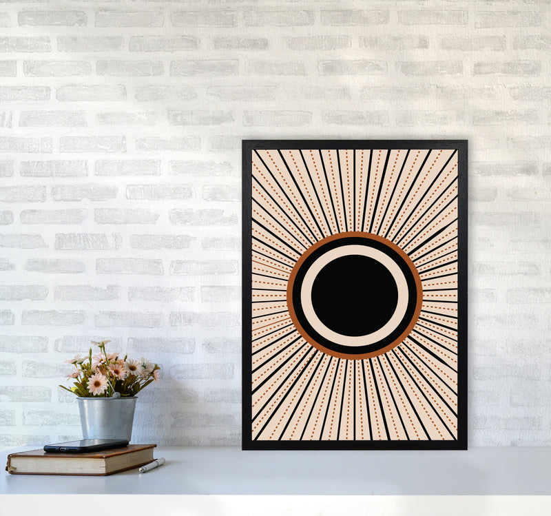 Boho Sun 1 Art Print by Essentially Nomadic A2 White Frame