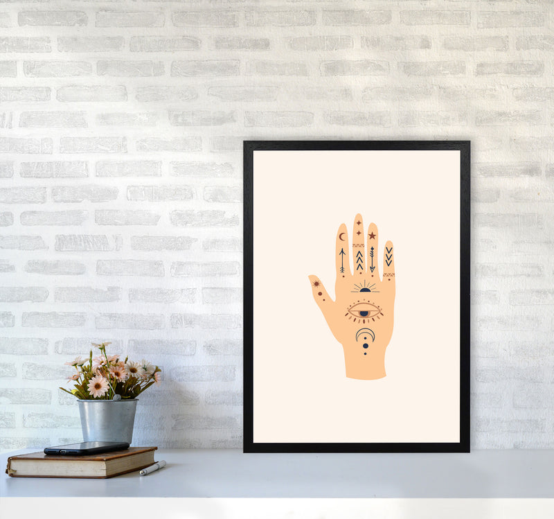 Mystical Celestial Palm Art Print by Essentially Nomadic A2 White Frame