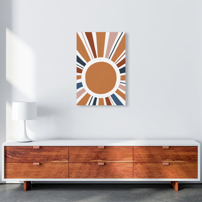 Abstract Sun Rays Art Print by Essentially Nomadic A2 Canvas