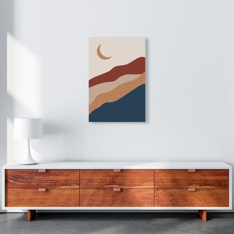 Moon Mountain Art Print by Essentially Nomadic A2 Canvas
