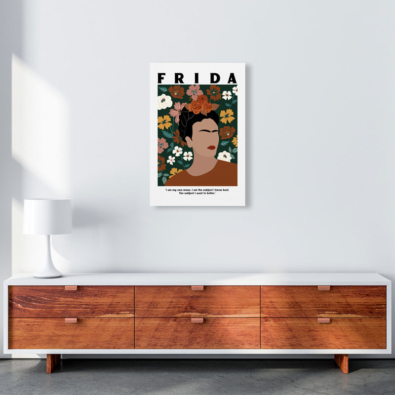 Frida Floral Art Print by Essentially Nomadic A2 Canvas