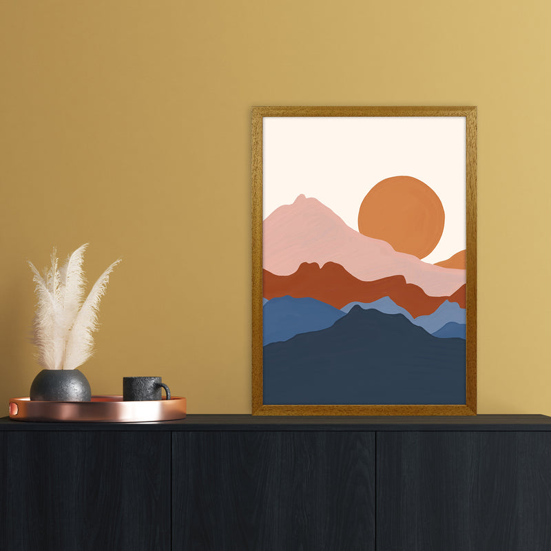 Astract Landscape Art Print by Essentially Nomadic A2 Print Only