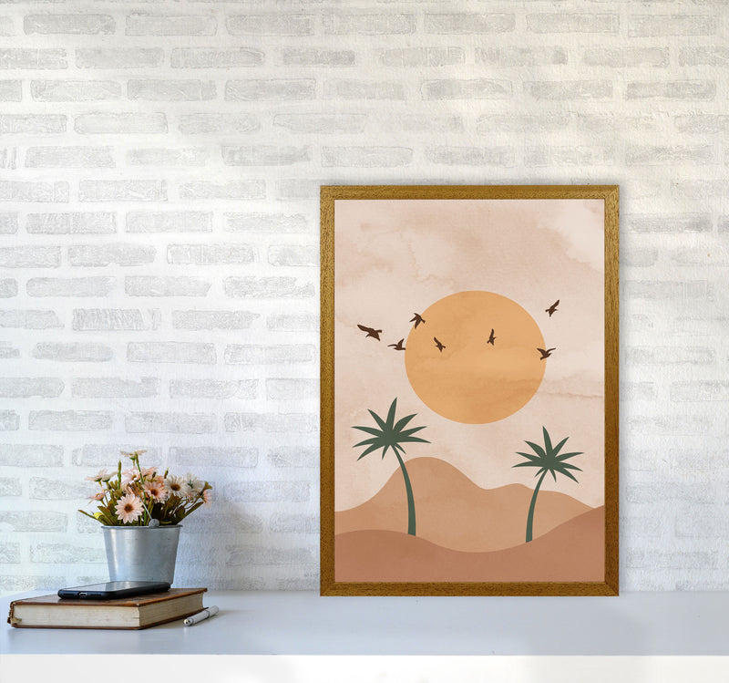 Desert Palm Art Print by Essentially Nomadic A2 Print Only