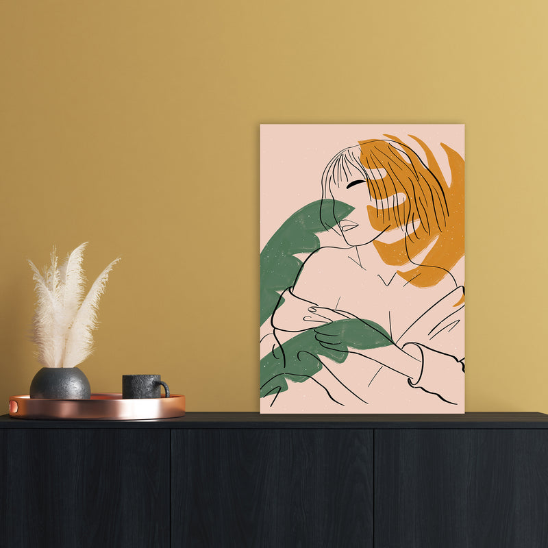 Girl Art Print by Essentially Nomadic A2 Black Frame