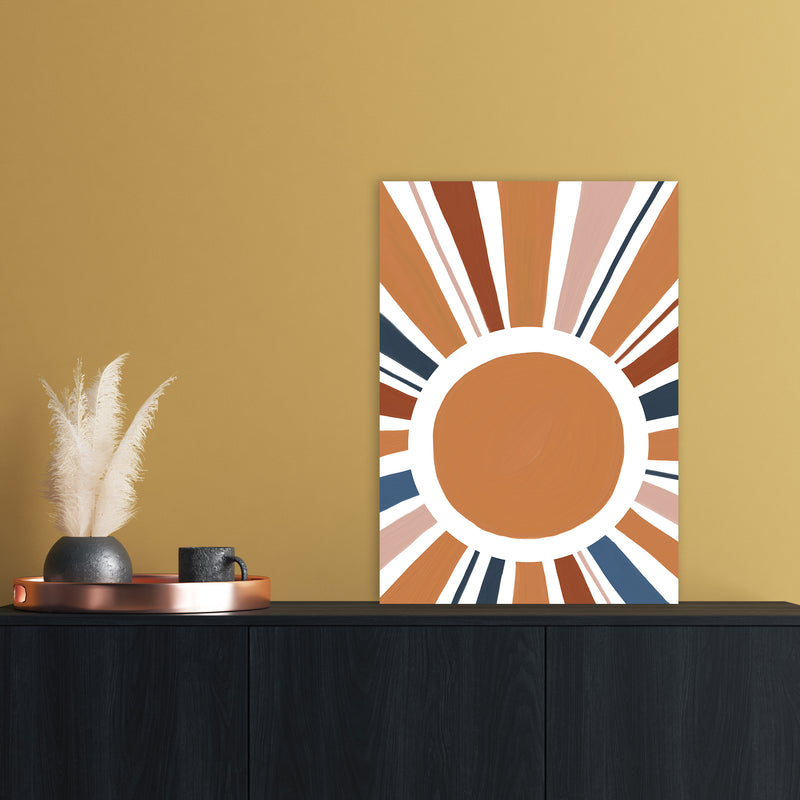 Abstract Sun Rays Art Print by Essentially Nomadic A2 Black Frame
