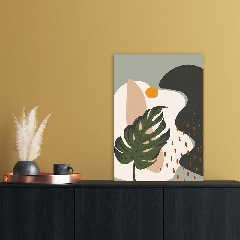 Botanical Abstract Art Print by Essentially Nomadic A2 Black Frame