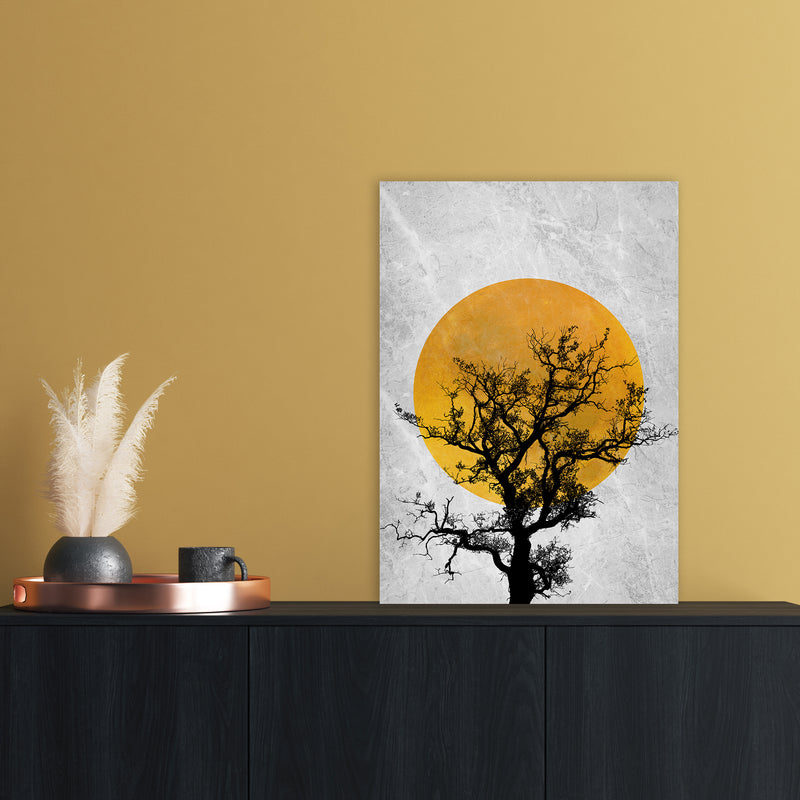 The Sunset Tree Art Print by Essentially Nomadic A2 Black Frame