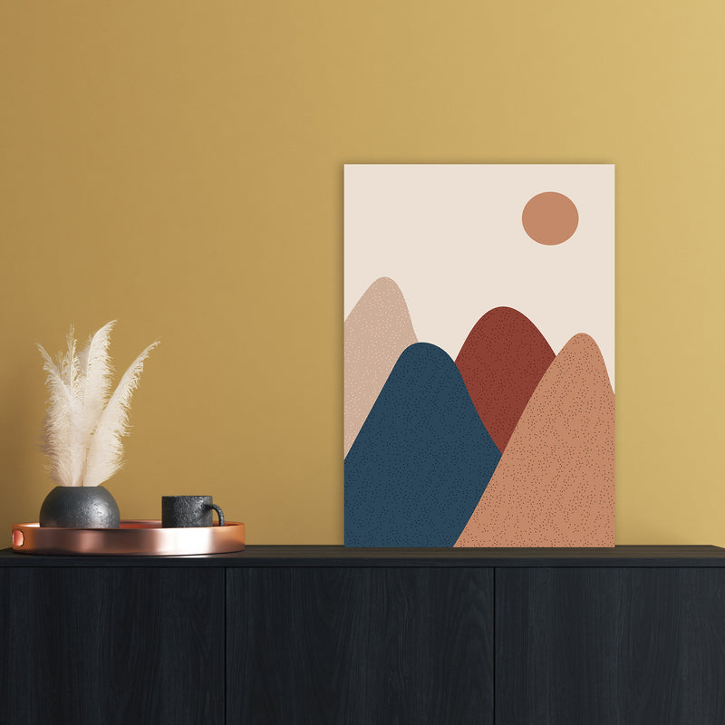 Mountain Sun Art Print by Essentially Nomadic A2 Black Frame