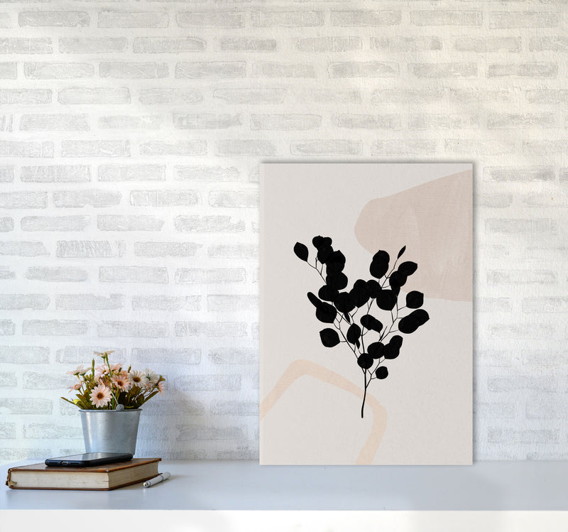 Abstract Eucalyptus Leaf Art Print by Essentially Nomadic A2 Black Frame