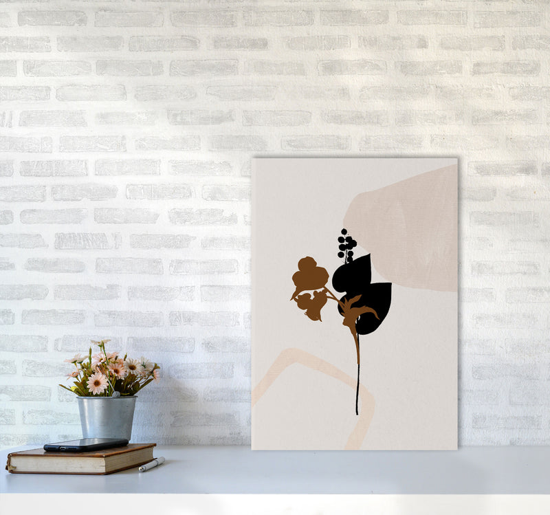 Abstract Leaf 2 Art Print by Essentially Nomadic A2 Black Frame