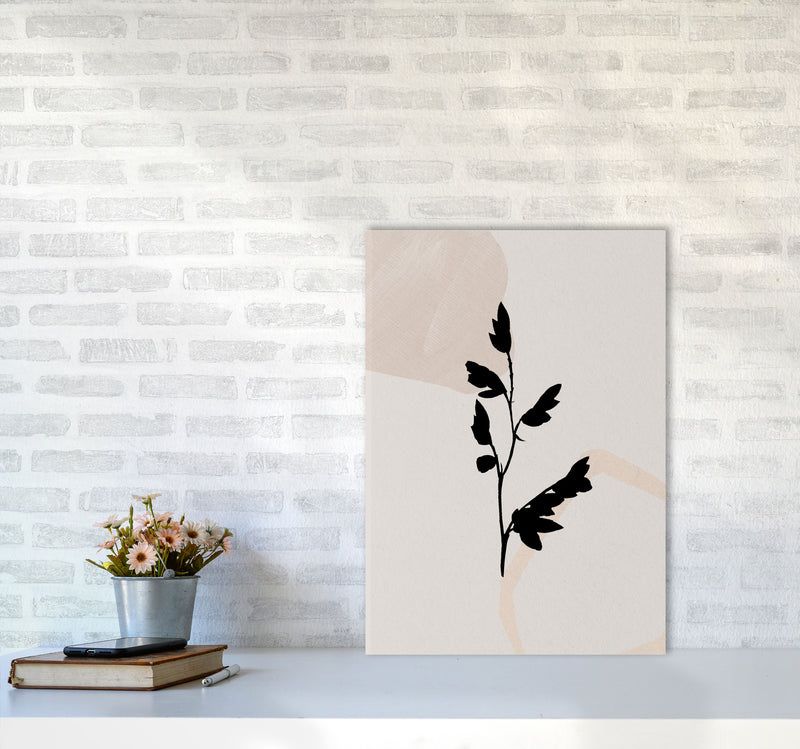 Abstract Leaf 4 Art Print by Essentially Nomadic A2 Black Frame