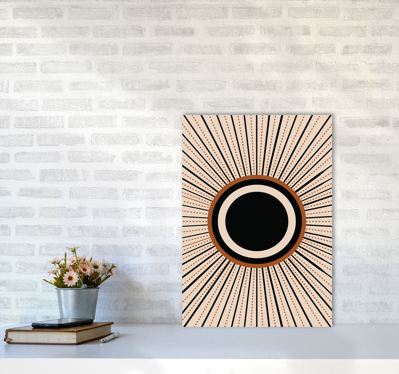 Boho Sun 1 Art Print by Essentially Nomadic A2 Black Frame