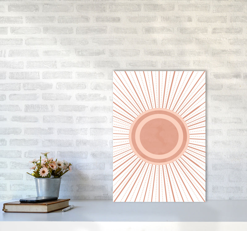 Boho Sun Art Print by Essentially Nomadic A2 Black Frame
