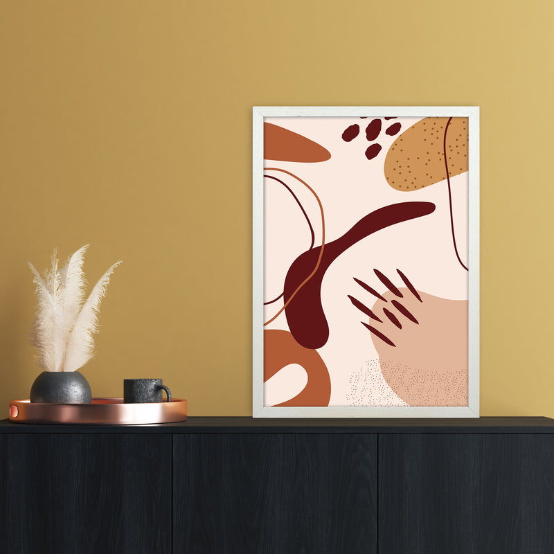 Abstract Shapes 2 Art Print by Essentially Nomadic A2 Oak Frame