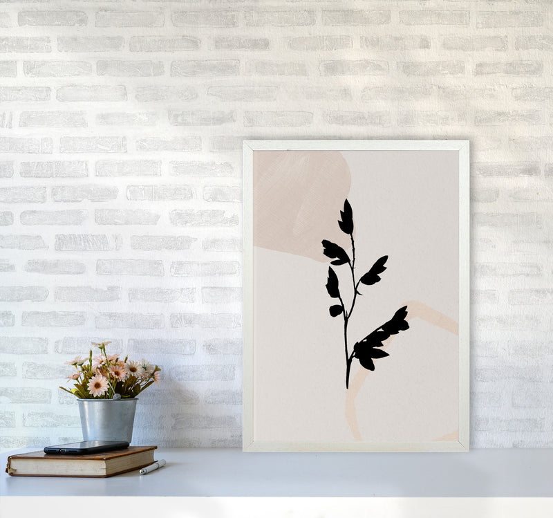 Abstract Leaf 4 Art Print by Essentially Nomadic A2 Oak Frame