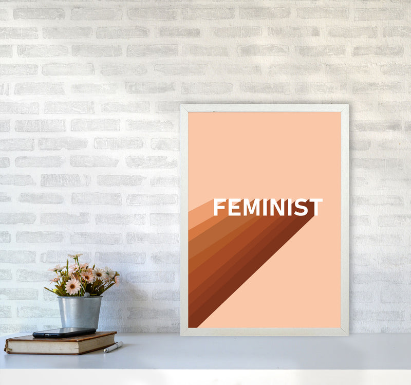 Feminist Art Print by Essentially Nomadic A2 Oak Frame