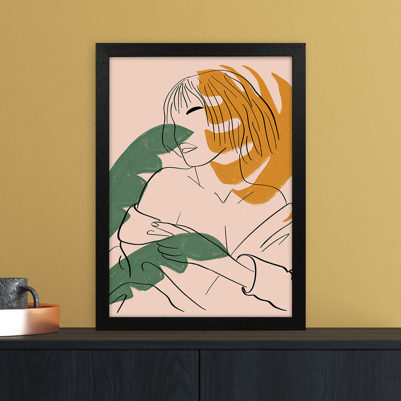 Girl Art Print by Essentially Nomadic A3 White Frame