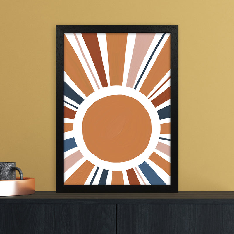 Abstract Sun Rays Art Print by Essentially Nomadic A3 White Frame