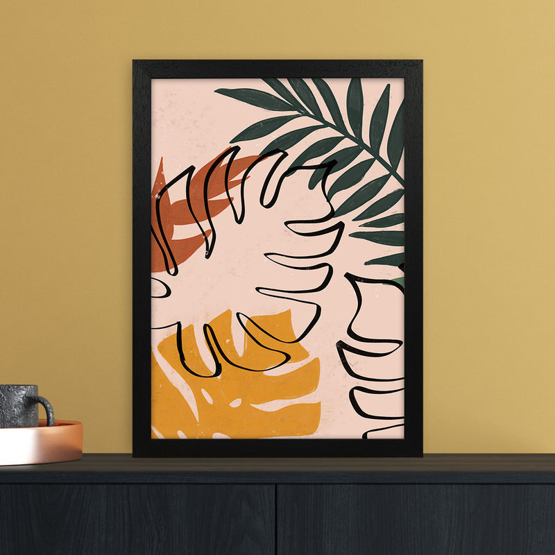 Abstract Plant Art Print by Essentially Nomadic A3 White Frame