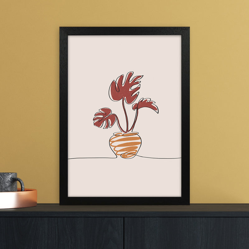 Monstera Art Print by Essentially Nomadic A3 White Frame