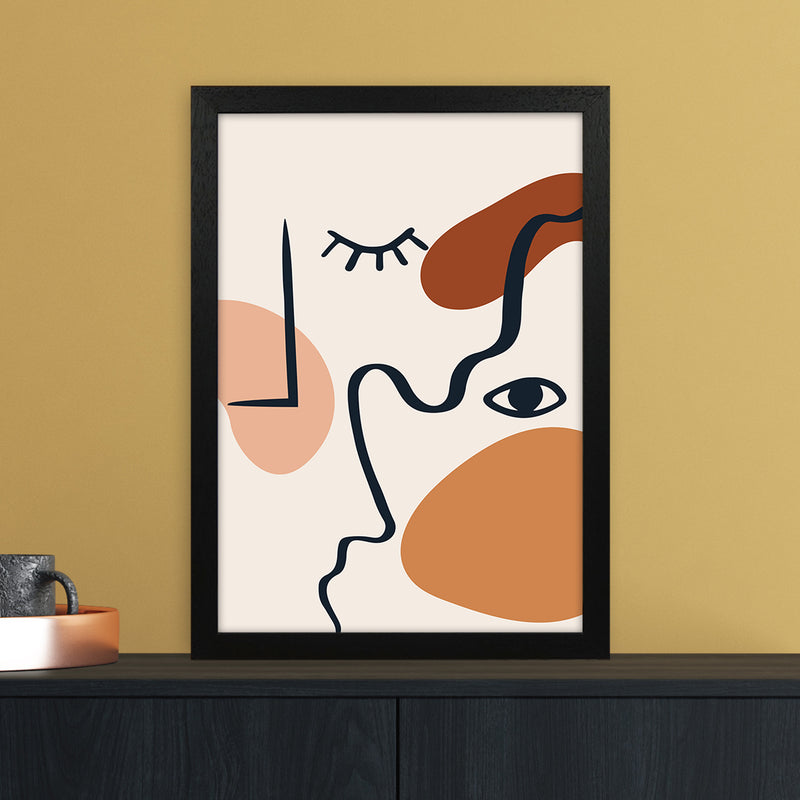 Abstract Lines Art Print by Essentially Nomadic A3 White Frame