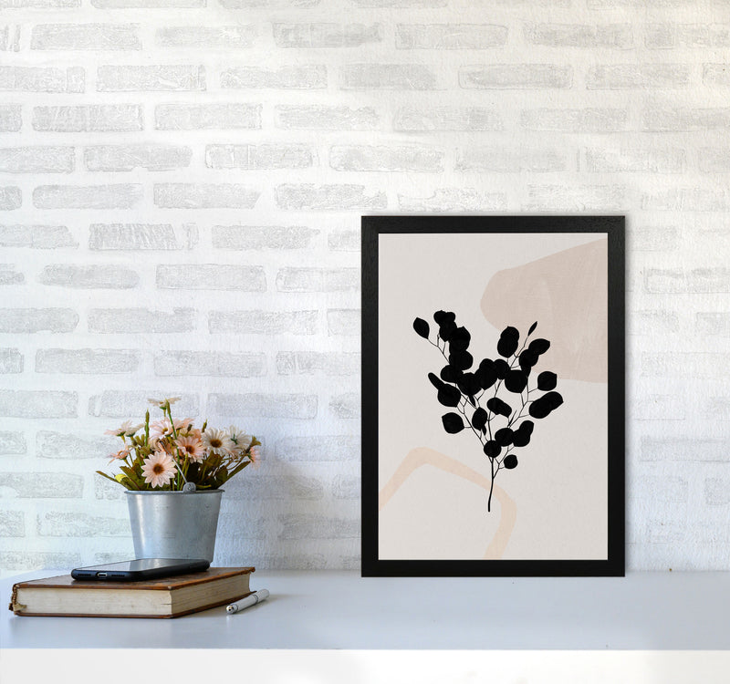Abstract Eucalyptus Leaf Art Print by Essentially Nomadic A3 White Frame