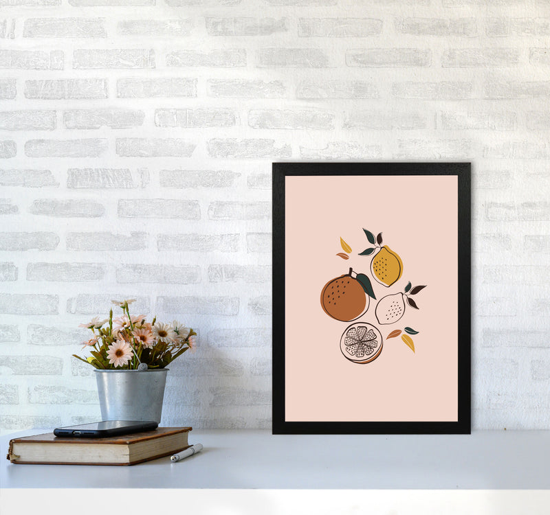 Citrus Art Print by Essentially Nomadic A3 White Frame