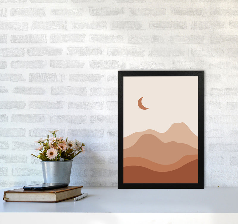 Mountain Landscape Art Print by Essentially Nomadic A3 White Frame