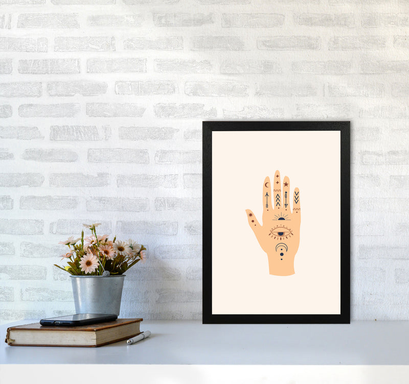 Mystical Celestial Palm Art Print by Essentially Nomadic A3 White Frame