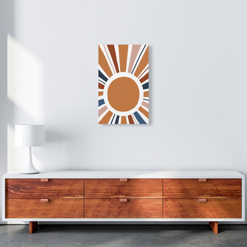 Abstract Sun Rays Art Print by Essentially Nomadic A3 Canvas