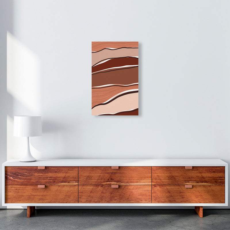Abstract Stripes Art Print by Essentially Nomadic A3 Canvas