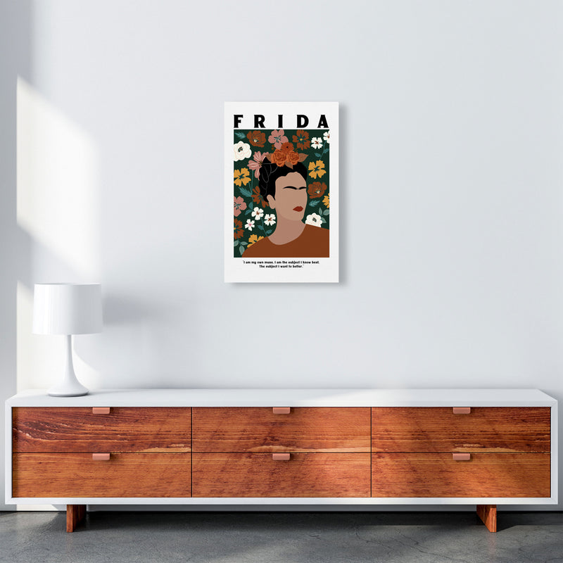 Frida Floral Art Print by Essentially Nomadic A3 Canvas