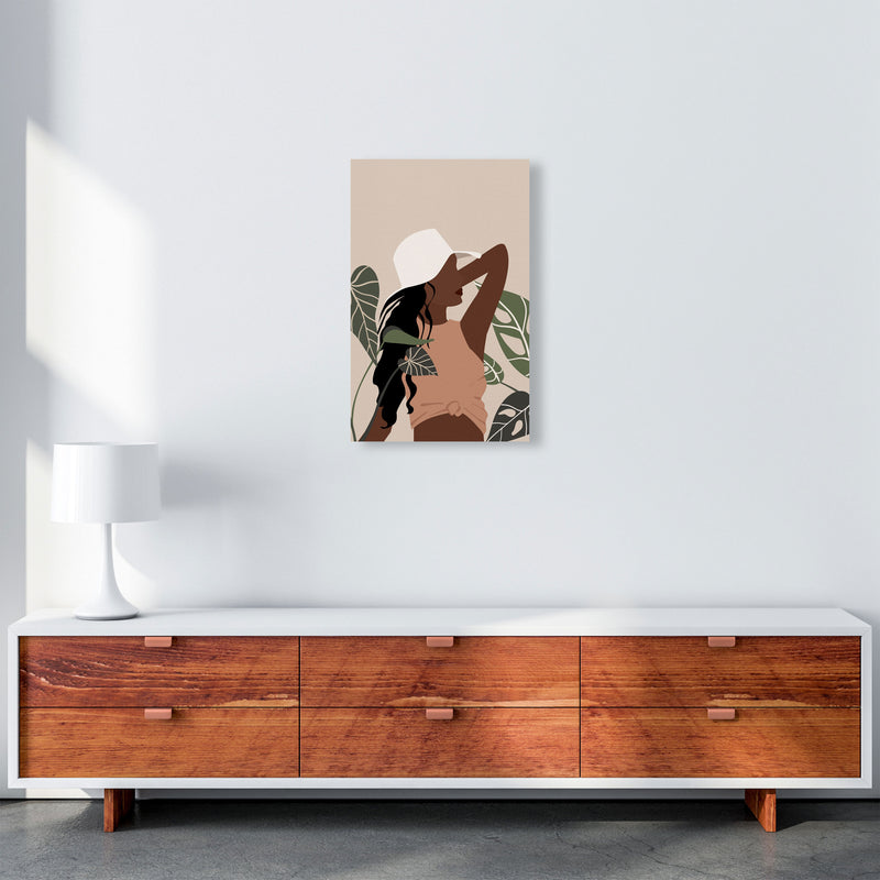 Girl Black Woman Art Print by Essentially Nomadic A3 Canvas