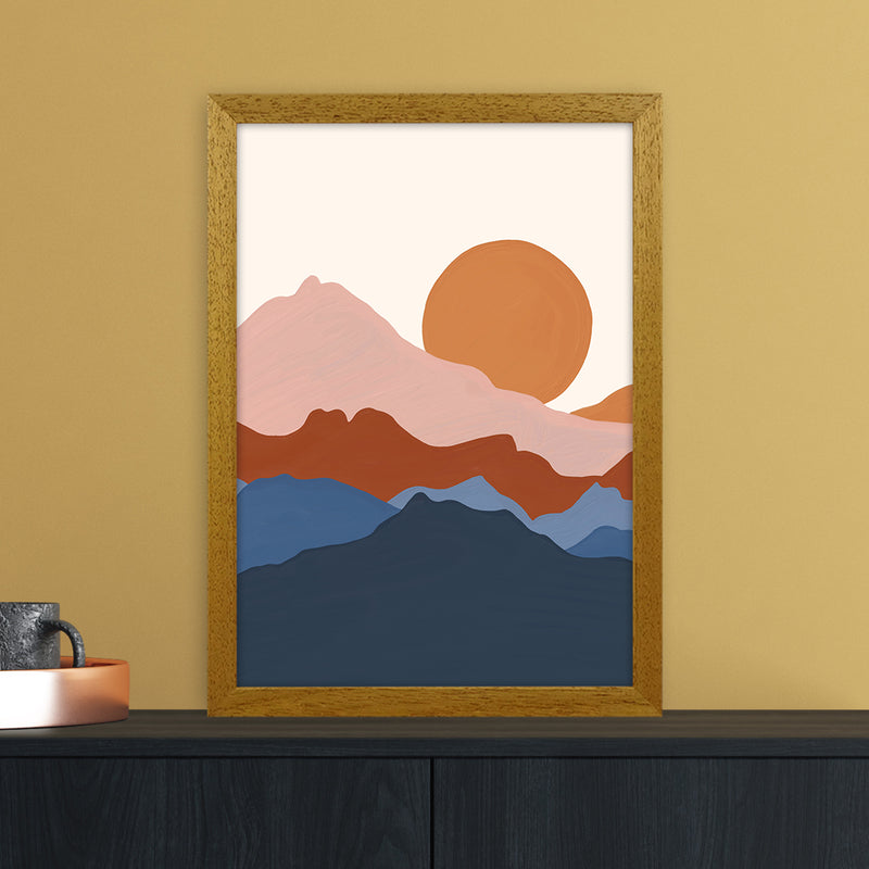 Astract Landscape Art Print by Essentially Nomadic A3 Print Only