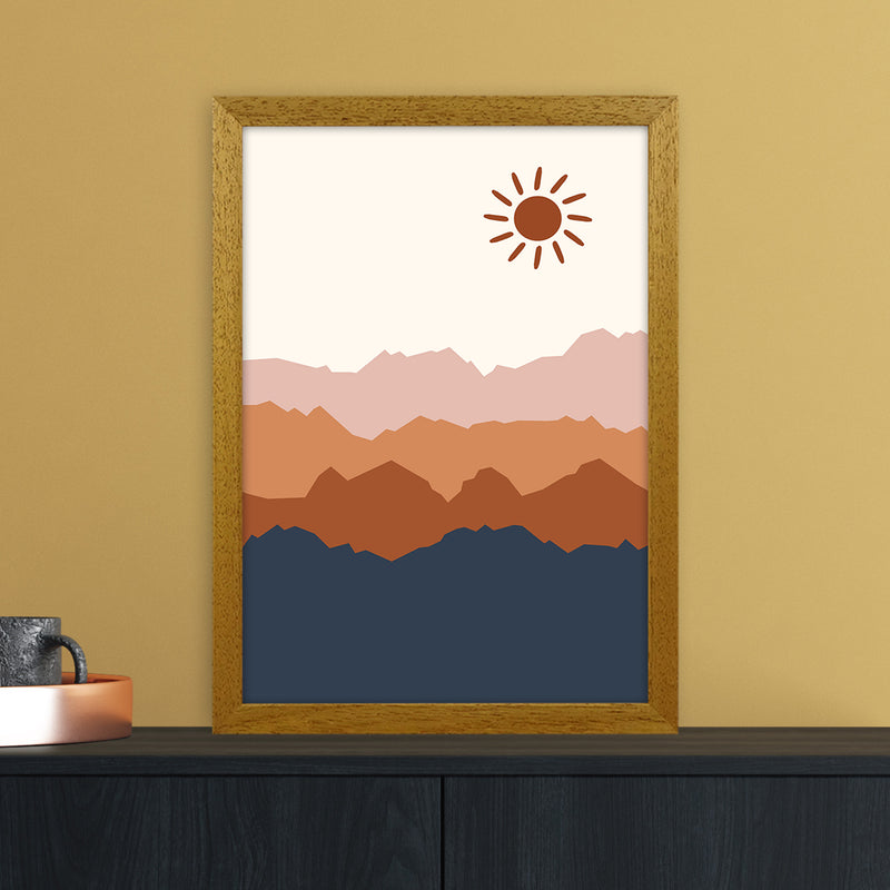 Sun Blue Mountain 02 Art Print by Essentially Nomadic A3 Print Only