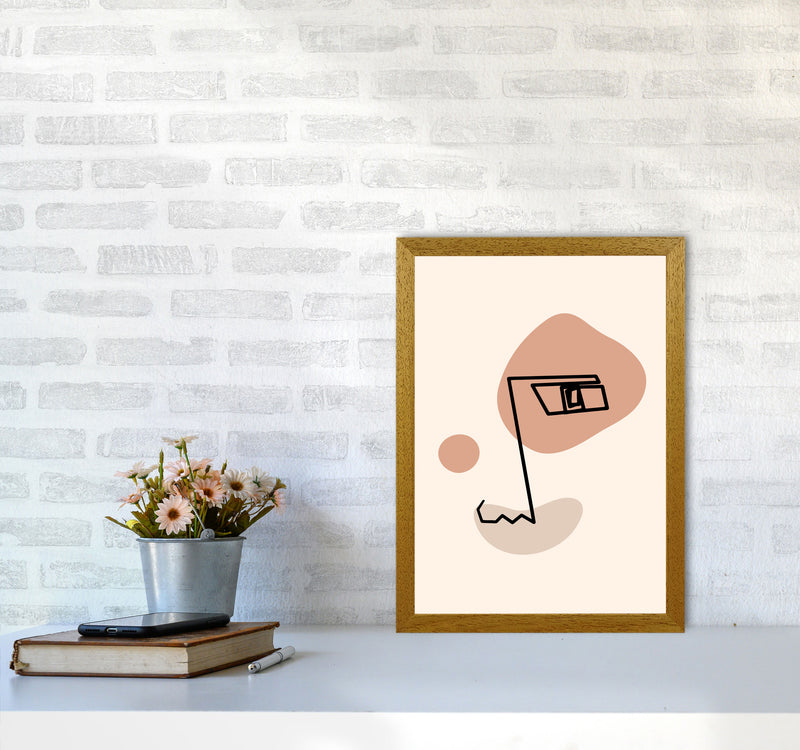 Absract 1 Face Line Art Art Print by Essentially Nomadic A3 Print Only