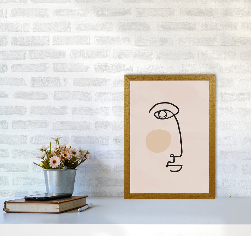 Absract 2 Face Line Art Art Print by Essentially Nomadic A3 Print Only